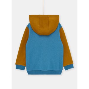Παιδική Μακρυμάνικη Ζακέτα για Αγόρια Μπλε/Λαδί