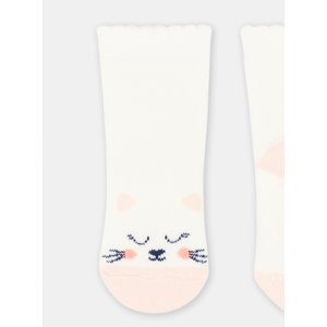Βρεφικές Κάλτσες για Κορίτσια Λευκές Γάτα