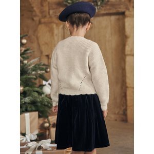 Παιδική Ζακέτα για Κορίτσια Sergent Major Beige Wool