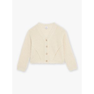 Παιδική Ζακέτα για Κορίτσια Sergent Major Beige Wool