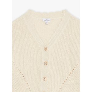 Παιδική Ζακέτα για Κορίτσια Sergent Major Beige Wool