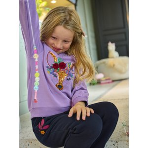 Παιδικό Μακρυμάνικο Φούτερ για Κορίτσια Lilac Deer