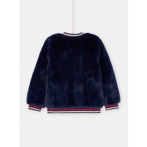 Παιδική Μακρυμάνικη Ζακέτα για Κορίτσια Blue Fur