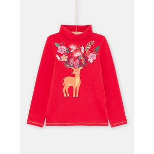 Παιδική Μακρυμάνικη Μπλούζα για Κορίτσια Red Deer