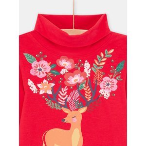 Παιδική Μακρυμάνικη Μπλούζα για Κορίτσια Red Deer