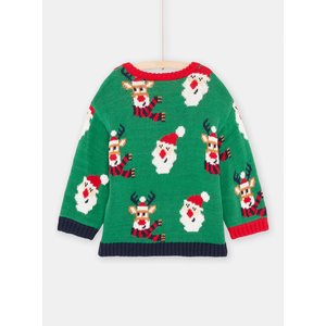 Παιδικό Χριστουγεννιάτικο Πουλόβερ Green Santa