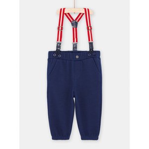 Βρεφικό Παντελόνι Με Τιράντες για Αγόρια Blue/Red