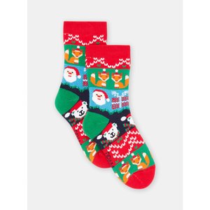 Παιδικές Χριστουγεννιάτικες Κάλτσες Unisex Red Christmas Spirit