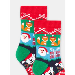 Παιδικές Χριστουγεννιάτικες Κάλτσες Unisex Red Christmas Spirit
