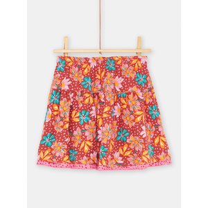 Παιδική Φούστα για Κορίτσια Διπλής Όψης Pink Floral