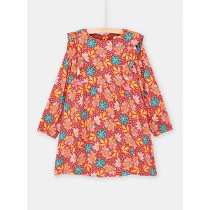 Παιδικό Μακρυμάνικο Φόρεμα για Κορίτσια Multicolour Floral