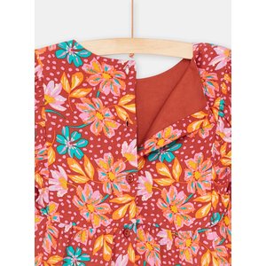 Παιδικό Μακρυμάνικο Φόρεμα για Κορίτσια Multicolour Floral