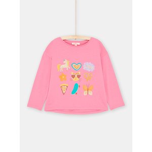 Παιδική Μακρυμάνικη Μπλούζα για Κορίτσια Pink Ice Cream