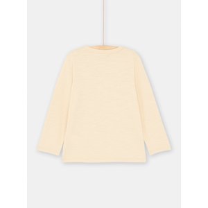 Παιδική Μακρυμάνικη Μπλούζα για Αγόρια Beige Neon Dino