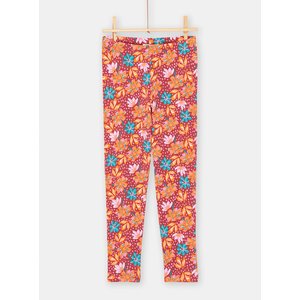 Παιδικό Κολάν για Κορίτσια Πορτοκαλί Floral