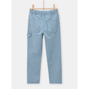 Παιδικό Παντελόνι για Αγόρια Cargo Light Blue Stripes