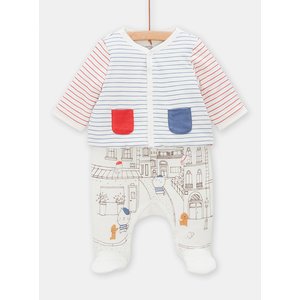 βρεφικό Σετ Unisex Διπλής Όψης Multicolour Animals 2 τμχ
