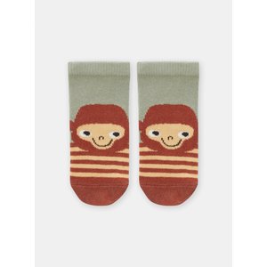 Βρεφικές Κάλτσες για Αγόρια Khaki Monkey