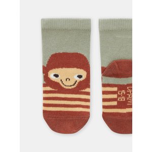 Βρεφικές Κάλτσες για Αγόρια Khaki Monkey