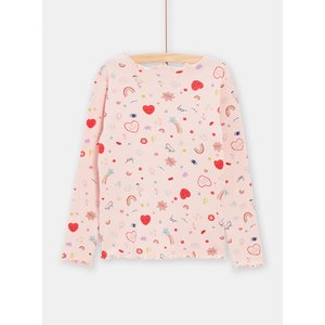 Παιδική Μπλούζα για Κορίτσια Pink Heart