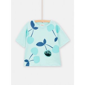 Παιδική Μπλούζα για Κορίτσια Blue Cherries