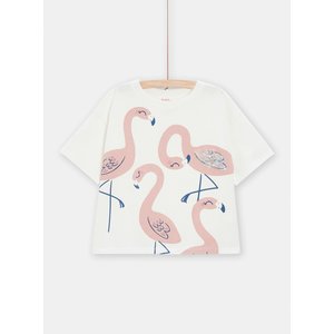 Παιδική Μπλούζα για Κορίτσια White Flamingo