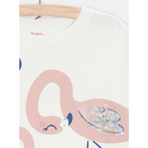 Παιδική Μπλούζα για Κορίτσια White Flamingo