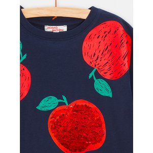Παιδική Μπλούζα για Κορίτσια Sparkly Apples