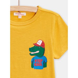 Παιδική Μπλούζα για Αγόρια Mustard Dinosaur