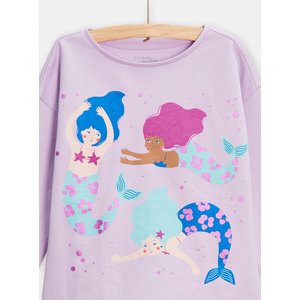 Παιδικές Πιτζάμες για Κορίτσια Purple Mermaid