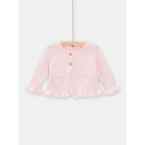 Βρεφική Ζακέτα για Κορίτσια Baby Pink Heart