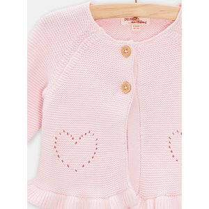 Βρεφική Ζακέτα για Κορίτσια Baby Pink Heart