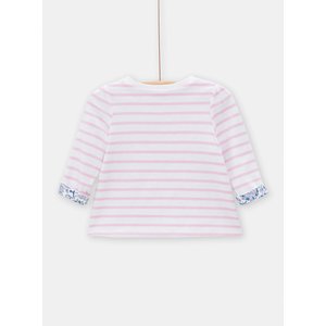 Βρεφική Μπλούζα για Κορίτσια Stripped Pattern