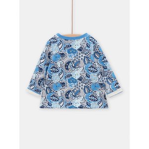 Βρεφική Μπλούζα για Αγόρια Blue Patterns