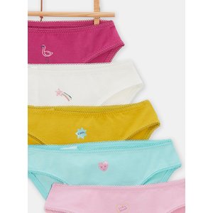 Παιδικά Εσώρουχα για Κορίτσια Basic Multicolour 5 τμχ