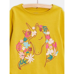 Παιδικές Πιτζάμες για Κορίτσια Yellow Unicorn