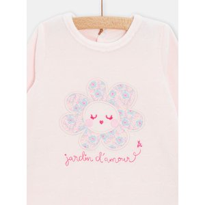 Βρεφικές Πιτζάμες για Κορίτσια Pink Flower