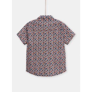 Παιδικό Πουκάμισο για Αγόρια Blue/Red Pattern