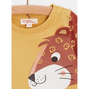 Βρεφική Μπλούζα για Αγόρια Mustard Leopard
