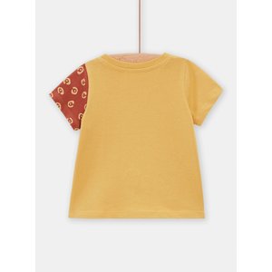 Βρεφική Μπλούζα για Αγόρια Mustard Leopard