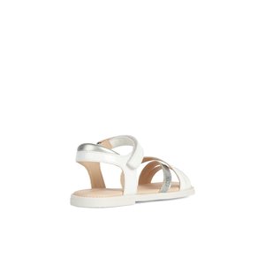 Παιδικά Σανδάλια Geox Karly Girl για Κορίτσια White (Μεγέθη 25-36)
