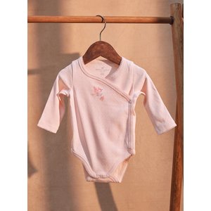Σετ Βρεφικά Φορμάκια για Νεογέννητα Pink Birdie 2 τμχ