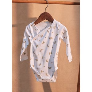Σετ Βρεφικά Φορμάκια για Νεογέννητα Beige Birdie 2 τμχ