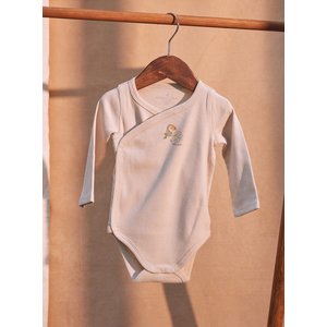 Σετ Βρεφικά Φορμάκια για Νεογέννητα Beige Birdie 2 τμχ