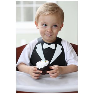 Βρεφική Σαλιάρα Make my Day για Αγόρια - Black/White Tux