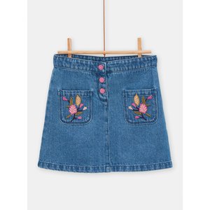 Παιδική Φούστα για Κορίτσια Flower Denim