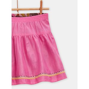 Παιδική Φούστα για Κορίτσια Pink Leaves