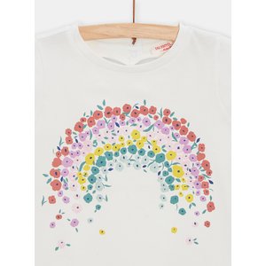 Παιδική Μπλούζα για Κορίτσια Flower Rainbow