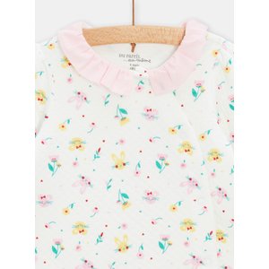 Βρεφικές Πιτζάμες για Κορίτσια Flower Bunny