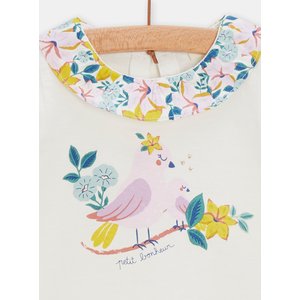 Βρεφική Μπλούζα για Κορίτσια Flower Bird